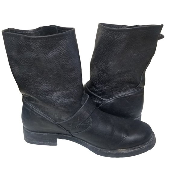 Frye Womens 10B Black Leather Slouchy Veronica Sho - Picture 7 of 10